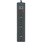 Furman SS-6-FUR 6 Outlet Vertical Surge Suppressor - Black