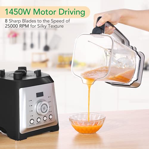Horett Professional Blenders for Kitchen, 1450W High Speed Countertop