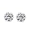 Round Cut Clear CZ Stainless Steel Men Magnetic Stud Earrings No Piercing 7mm