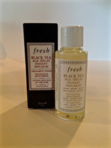 Fresh Black Tea Age Delay Instant Infusion Treatment Toner - 0.5 Oz Travel Size