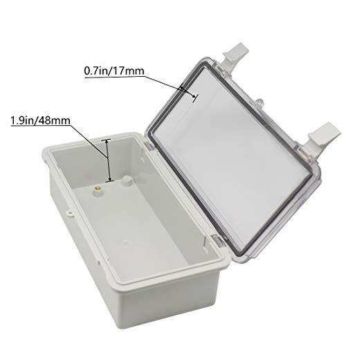 Zulkit Junction Box ABS Plastic Dustproof Waterproof IP65 Electrical