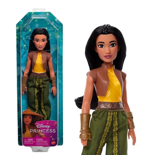 Disney Princess Raya Muñeca princesa película Raya y el último dragón, juguete +3 años (HLX22)