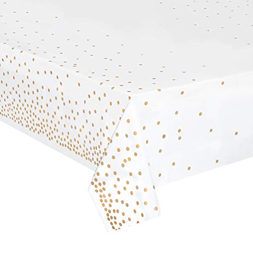 Gold Plastic Tablecloths
