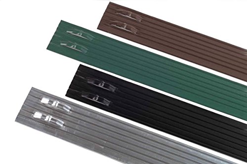 PRO Aluminum Landscape Edging 1/8" x 4" x 8' (120' per box) - Brown Paint