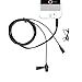 Movo PM20 Dual Lavalier Microphone - Lapel Microphone Compatible with Apple iPhone, iPad, iPod Touch, Android and Windows Smartphones - Perfect Interview Microphone