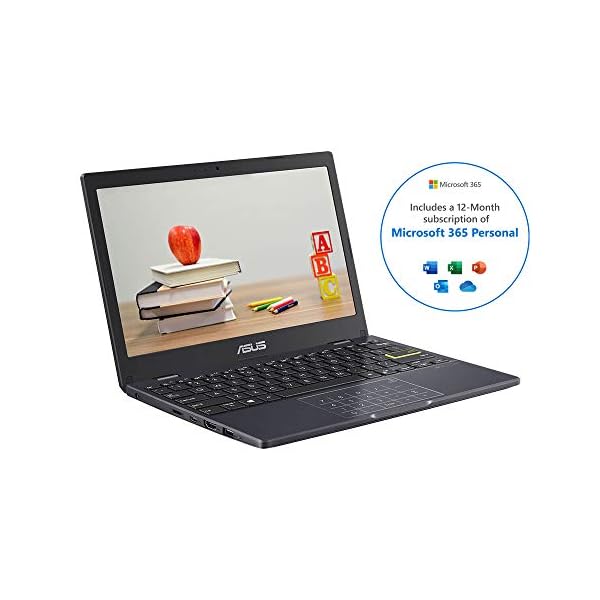 ASUS 11.6 inch VivoBook with Microsoft Office 365 - E210 11.6 inch Laptop (Intel Celeron N4020, 4GB RAM, 64GB eMMC…