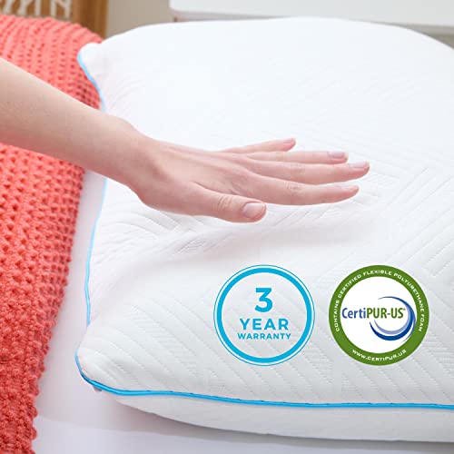 Linenspa Shredded Gel Memory Foam Pillow Side, Stomach, Back Sleeper
