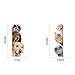 Removable 3D Cute Dog Cat Wall Sticker Switch Decal Mural Art Decor Poster Background Wallpaper (2#)
