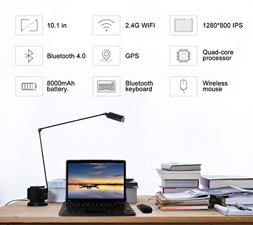 Android 10 Tablet 10 Inch met 4 GB RAM + 64 GB ROM 128 GB TF YESTEL X7 Android Tablet, 8000mAh, Dual SIM Tablet, 1280 x… - Afbeelding 4