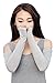 Bellady Women Outdoor Sun Block Soft Long Arm Sleeves Fingerless Gloves