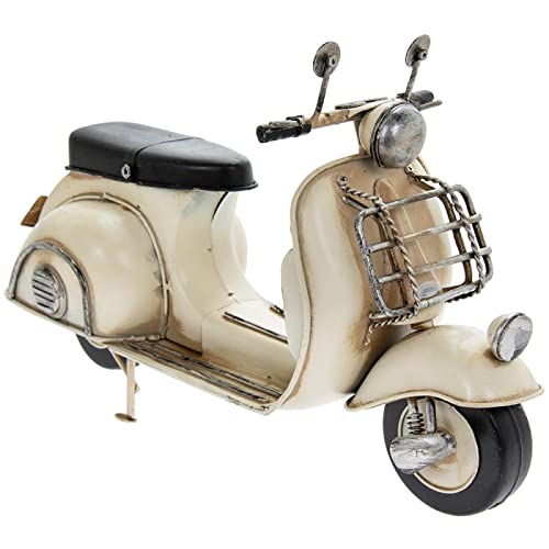 lesser and pavey LP43743 Figure | Vintage Cream Scooter | 1 Piece-29x10x18 cm Accessory, Multicolord