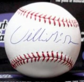 willie mcgee autographed baseball