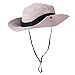 Vadventure Sun Protection Fishing Hat Waterproof Mens and Womens Wide Brim Summer Boonie Hats for Hunting Hiking Camping and Beach
