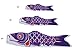 In the Breeze Koi Fish Windsock, 36-Inch, Purple