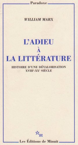 L' adieu à la littérature