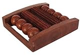 Store Indya Foot Massager Roller Relieve Plantar Fasciitis, Heel Pain, Reflexology and Acupressure, 7.8