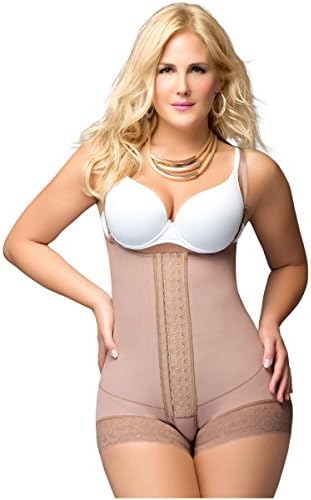 Fajas Diseño D´Prada 11066 Hip Hugger and Butt Lift Women´s Post Surgery and Daily use Shapewear (Mocca, S)