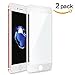 RHESHINE [2 Pack] iPhone 6 Plus/6s Plus Screen Protector, Tempered Glass 3D Touch Layer Full Coverage Scratch-Resistant No-Bubble Glass Screen Protector for iPhone 6 Plus/6s Plus 5.5'' (White)