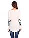 SummerRio Women's Long Sleeve Graphic Print Patchwork Casual T-Shirt With Pocket