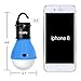 2 Pack Portable LED Lantern Lamp, Ecurfu Bulb Tent Light for Backpacking Hiking, Battery Powered Camping Equipment for Outdoor & Indoor Blue