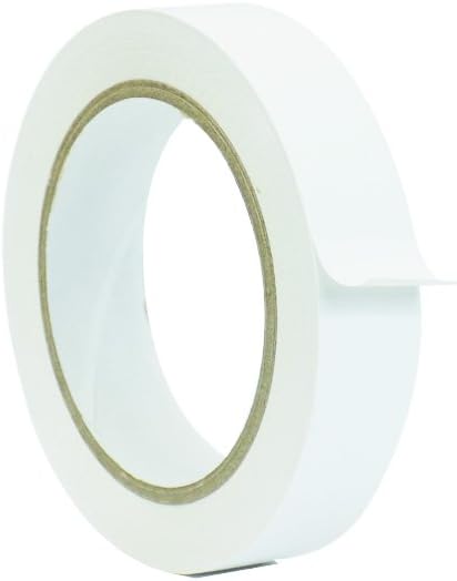 WOD VTC365 White Vinyl Pinstriping Tape, 1 inch x 36 yds. (Pack of 1) For School Gym Marking Floor, Crafting, Stripping Arcade1Up, Vehicles and More (Available in Multiple Sizes & Colors)