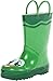 Western Chief Boys Waterproof Printed Rain Boot with Easy Pull on Handles - Fritz the Frog, 13 M US Little Kid