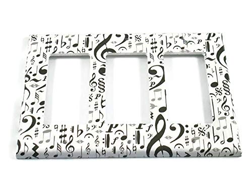 Triple Rocker Light Switch Cover High Note (104TR)