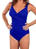 Krinkle Chlorine Resistant Women's Long Torso Twist Front Tank