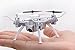 App Controlled Mini Drone 720P HD WiFi Camera, 2.4GHz 4CH 6-Axis Gyro RC Quadcopter, Gravity Sensor, One-Key Return, Headless Mode, 3D Flips, Bonus Batteries