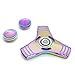 EDsports Colorful Hand Spiner Toy for relieving ADHD, Anxiety, Boredom EDC Tri-Spinner Fidget Toy Smooth Surface Finish Ultra Durable(Rainbow)