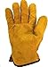 Leather Work Gloves Men & Women, Leather Working Gloves, Gardening, Wood Cutting, Mechanic, Driving, Welding, Heavy Duty Gloves to Protect Hands from Scratches, Injuries