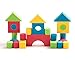 Teeny Toyz, Soft Foam Building Blocks ~100 Pieces ~Non Toxic, Creative, Educational, Water-Proof, with Zippered Carry Bag (Bold)