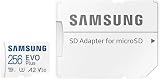 Samsung EVO Plus 256GB MicroSDXC Card UHS-I U3 with SD Adapter view 3