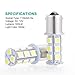 Sunnest Super Bright 1156 LED Light bulb, 12V 7506 1003 1141 18-SMD LED Bulbs For Car Rear Turn Signal lights Interior Brake Light Lamp Backup Lamps RV Camper White 10-pack