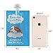 7oz 12pcs Reusable Food Pouches Kirecoo Unicorn Side Double Zipper with Funnel for Homemade Organic Puree Refillable Squeeze Storage Food Pouch