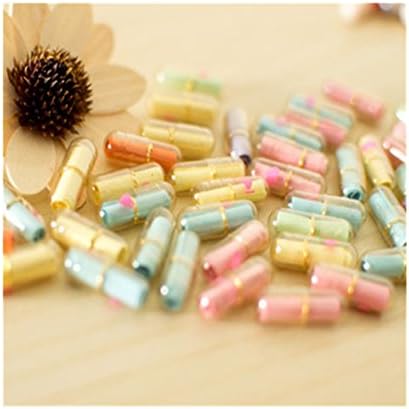100 Pcs Multi-color Creative Mini Message Capsule Letter Love Pill Gifts