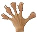 TheGag Finger-Hands Rock Paper Scissors Game Set of 6 Hands 2 of Each Tiny-Finger-Hand Realistic Feeling Soft Finger Puppets-Mini-Gag-Gift Stocking-Stuffer Really-Weird-Stuff