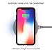 Ringke Wave Case Compatible with iPhone X iPhone 10, Qi Wireless Charge Compatible Dual Layer Heavy Duty Textured Shock Absorbent Drop Resistant Protection Design Cover - Rose Blush