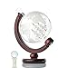 Large Etched Globe Whiskey Decanter with Glass Ship - 30oz (850ml) for Scotch, Bourbon, Rum, Liquor, Wine