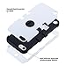 ULAK Case for iPod Touch 6 & 5th Generation, Anti Slip Anti-Scratch iPod Touch Case Shockproof Protective Cover with Hybrid High Soft Silicone + Hard PC Case (White)