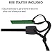 Yes4all Outdoor Camping Hunting Survival Steel Axe with Spike Including Sheath H269 (Axe H269 + Fire Starter) - ²H42IZ