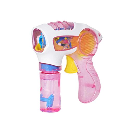 image for Gbell Flashing Light Up Children Bubble Blower Machine, Summer Swimmin