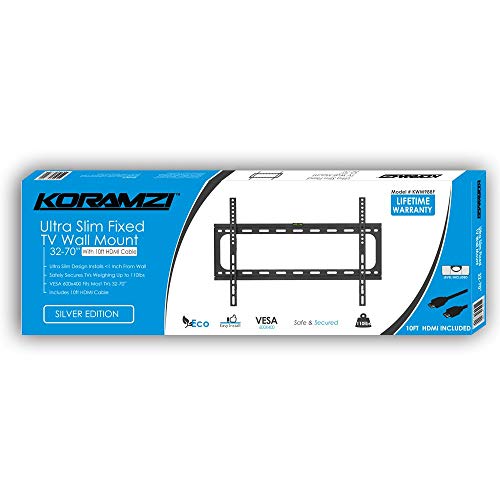 image for Koramzi Fixed TV Wall Mount Bracket Fits 32-70