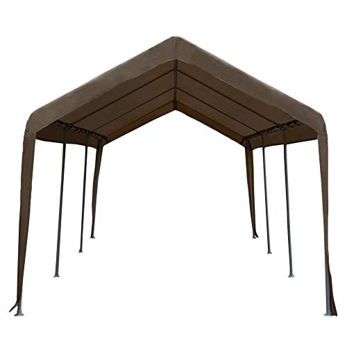 Abba Patio 10 x 20Feet Carport Replacement Top Canopy Cover for Garage