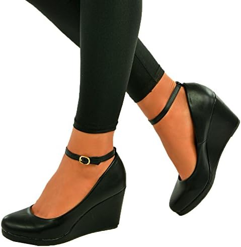 CucuFashionWedges Shoes for Women - Fashionable Ladies Wedge Shoes, Wedge Heels, Wedge Court Shoes for Women, UK Size 3-8