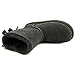 UGG Australia Children's Bailey Bow Little Kids Suede Boots,Black,US 4 Child US