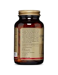 Cápsulas de solina/inositol Solgar de 0.017 onzas, vegetales, 100 unidades
