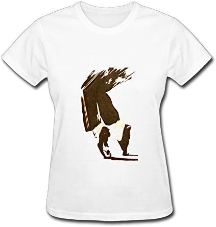 FBIRD Michael-jackson Painting Logo Women's T White L