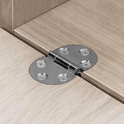 Incluye P y P - 2 piezas (1 par) para puerta de bisagras para armarios