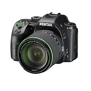 Pentax K-70 behuizing (24 megapixel, 3 inch display, live view, Full HD, Pixelshift) incl. 18-135 mm WR zwart